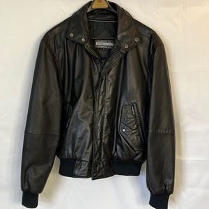 Vintage mens leather members only jacket
